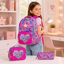 Mochila Escolar Infantil 3pcs HXL-9015