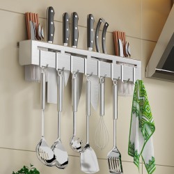 Organizador de Pared de Cuchillos y Cucharas 6x40cm 76136
