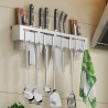Organizador de Pared de Cuchillos y Cucharas 6x40cm 76136