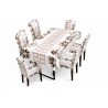 Juego de Mantel y Forros de Silla 7pcs 0036