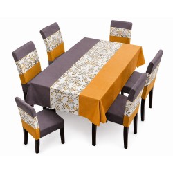 Juego de Mantel y Forros de Silla 7pcs 0036