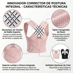 Corrector de Postura 2659 SOLO ROSADO