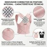 Corrector de Postura 2659 SOLO ROSADO