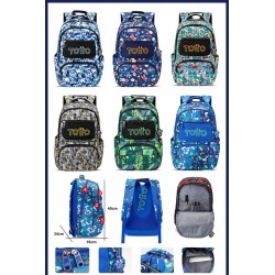 Mochila Escolar Totto de Hombre 2609