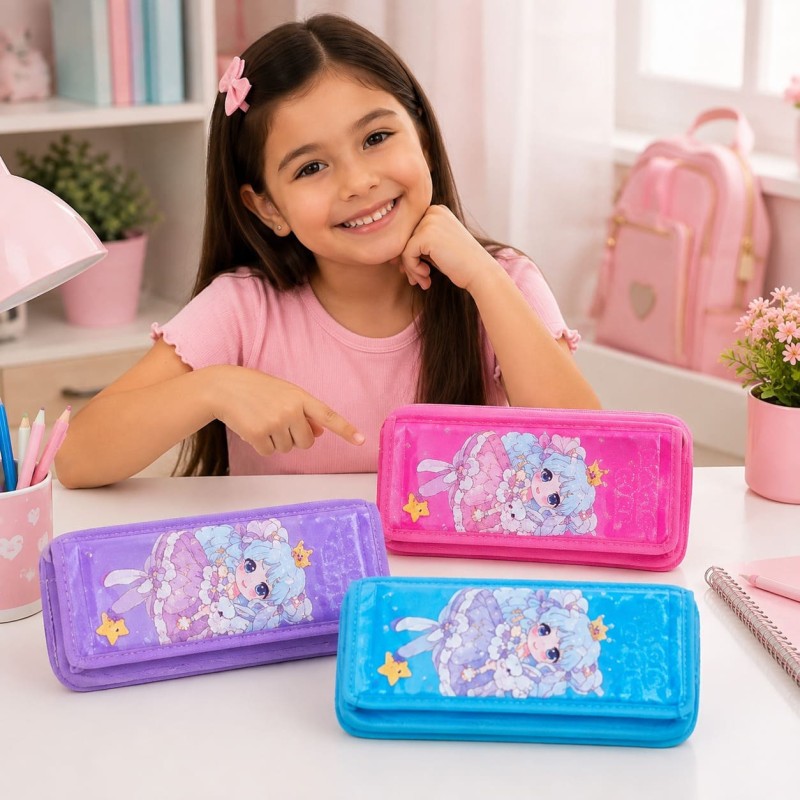 Cartucheras Infantiles Niñas 21x10x4cm 4591