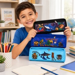 Cartucheras Infantiles Niños 21x10x4cm 4592