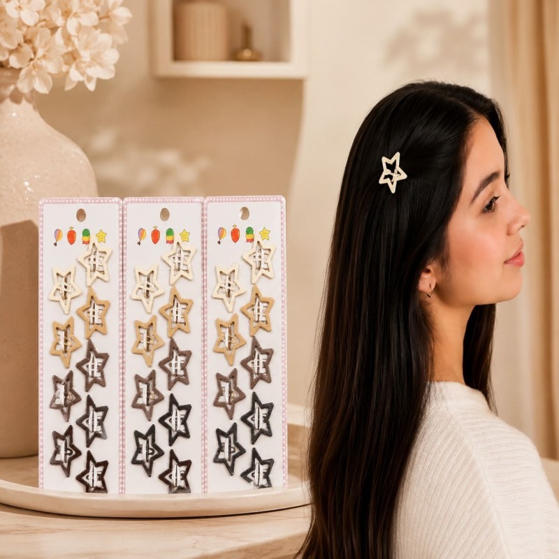 Set de 10 Vincha estrella 4887