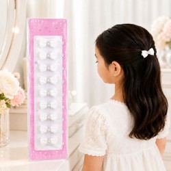 Tira Vincha Lazo Blanca 10pcs 4669