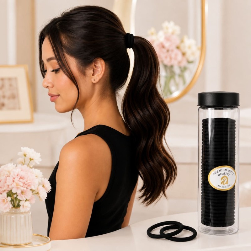 Moños Blancos y Negros en Tubo 20pcs 4672