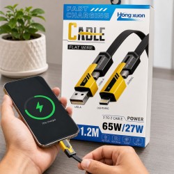 Cable Usb x2 1.2mt Carga Rápida 4742