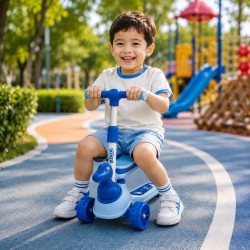 Scooter Monopatin Dinosaurio con Asiento Música y Luces 3271