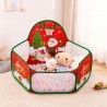 Corral navideño con canasta para encestar 3216
