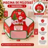 Corral navideño con canasta para encestar 3216