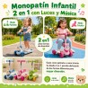 Scooter Monopatin Conejito con Asiento Música y Luces 3265