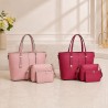 Cartera Grande 3 pcs AML-1129-1 Fucicia y Rosa