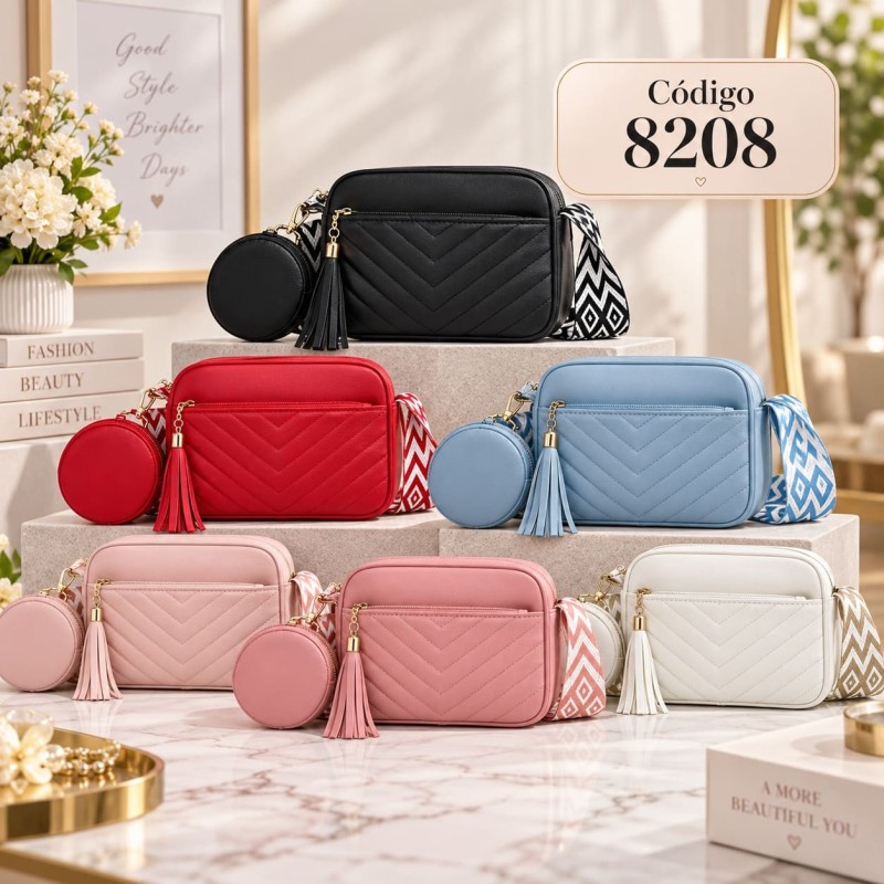Cartera con monedero 8208