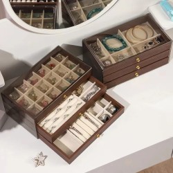 Joyero Organizador Madera Acrílico 2603
