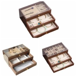 Joyero Organizador Madera Acrílico 2603