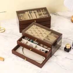 Joyero Organizador Madera Acrílico 2603