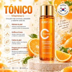 Tónico Aclarante e Hidratante Vitamina C RSNVC01 -Rubyskin