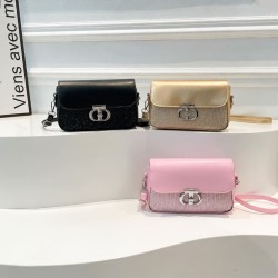 Cartera XZ-62 (negro, dorado y rosa)