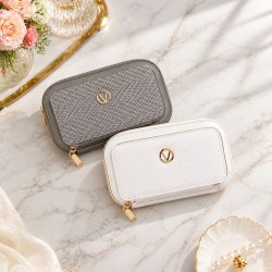 Cartera WQ-41 blanco y gris