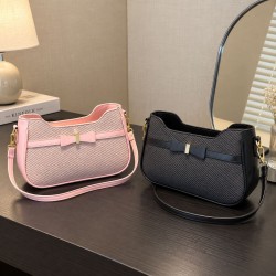 Cartera AYF-146 (negro y rosa)