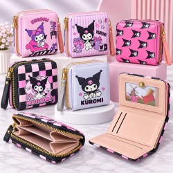 Billetera Kuromi con Cierre  Gruesa LZX-2