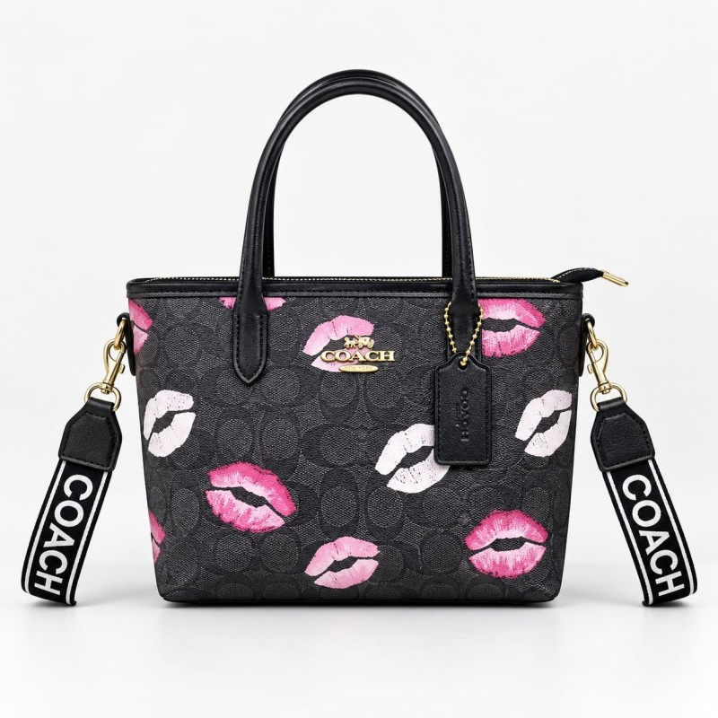 Cartera Coach 2501 Negra de Besitos