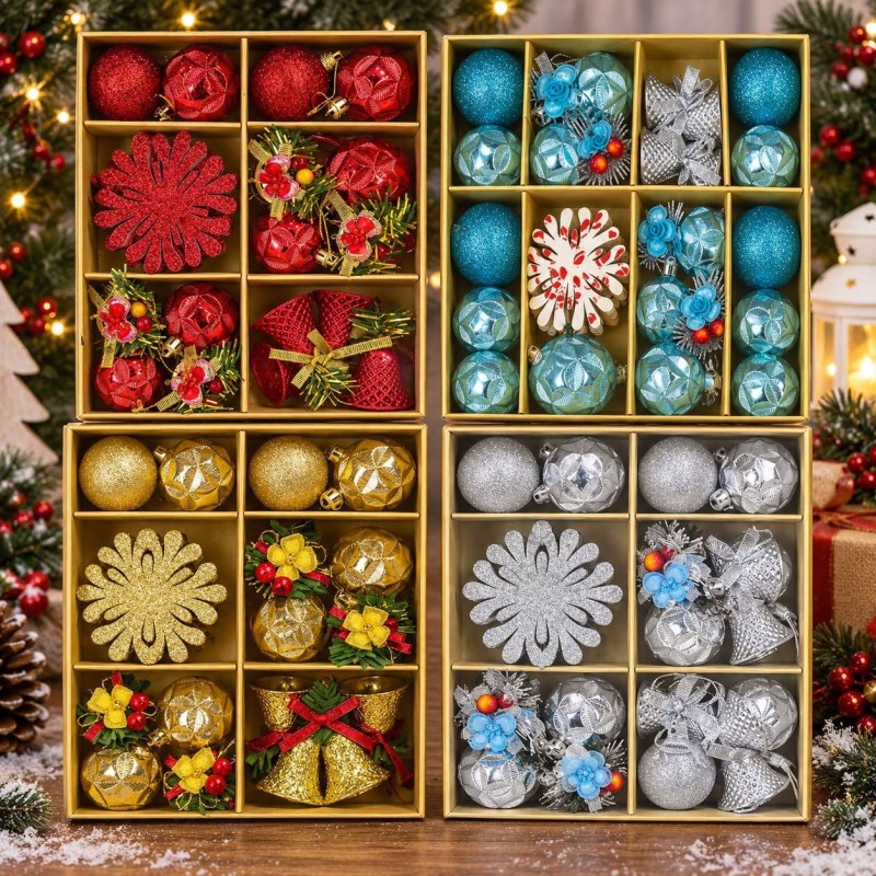 Adornos Navideños de Arbol 25pcs 1531