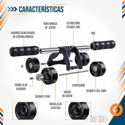 Máquina de Abdomen 4 Ruedas 4683-406