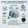 Asiento elevador y cama portátil de coche para mascotas 17120-553