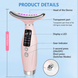 Masajeador Facial Inalámbrico con Luz Led 1765