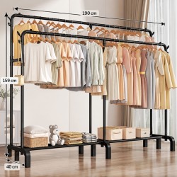 Estante Organizador de Ropa y Zapatos 5811 190x40x159cm