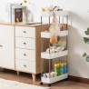 Organizador de Almacenamiento 4 Niveles 35x12x87cm 1515 1607