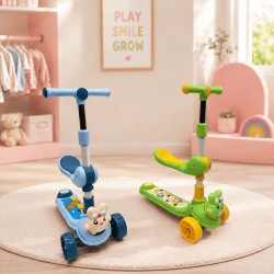 Scooter Monopatin Conejito con Asiento Música y Luces 3265