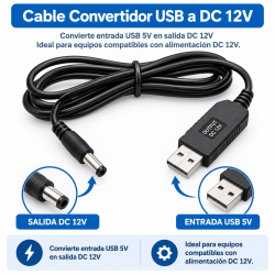 Cable Convertidor 12V