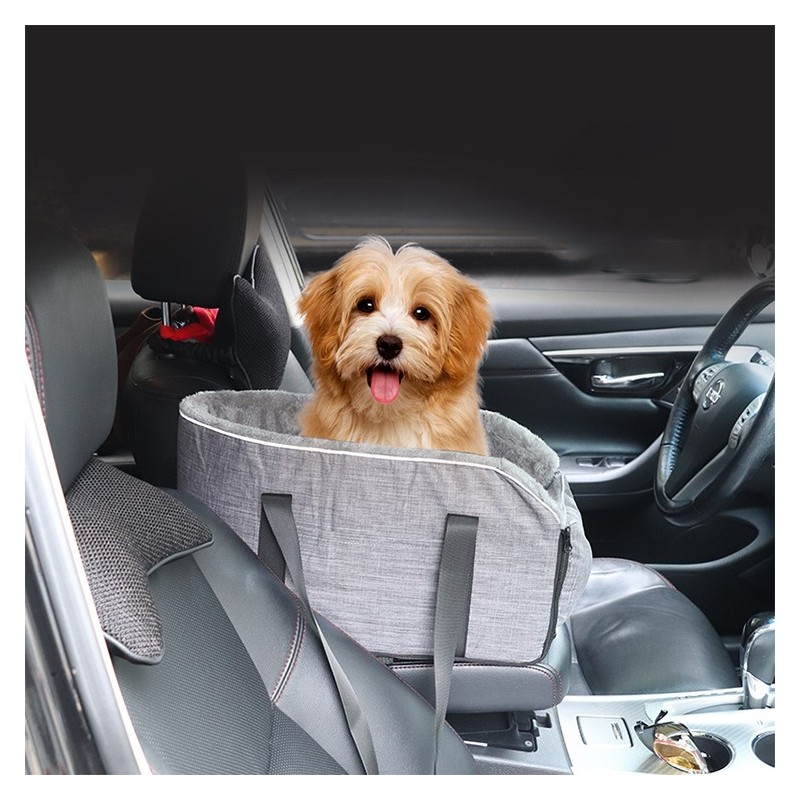Asiento elevador y cama portátil de coche para mascotas 17120-553