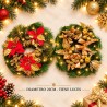 CORONAS NAVIDEÑAS CON LUCES 0648-5-6-7-8