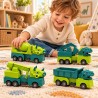 SET DE 4 CARRITOS DE DINOSAURIO D461