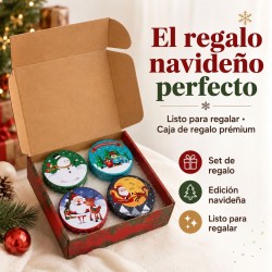 Set de 4 Velas Navideñas Aromáticas 604