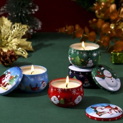 Set de 4 Velas Navideñas Aromáticas 604
