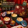 Set de 4 Velas Navideñas Aromáticas 604