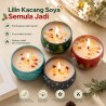 Set de 4 Velas Navideñas Aromáticas 604