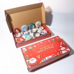 Set de 8 Velas Navideñas Aromáticas 608