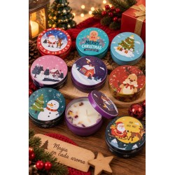 Set de 8 Velas Navideñas Aromáticas 608
