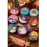 Set de 8 Velas Navideñas Aromáticas 608