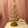 Ärbol Navideño Led Decorativo 30cm Colgantes Cristal 6136