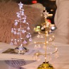 Ärbol Navideño Led Decorativo 30cm Colgantes Cristal 6136