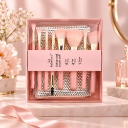 SET DE BROCHAS CON COSMETIQUERA SF05 - RUBYFACE